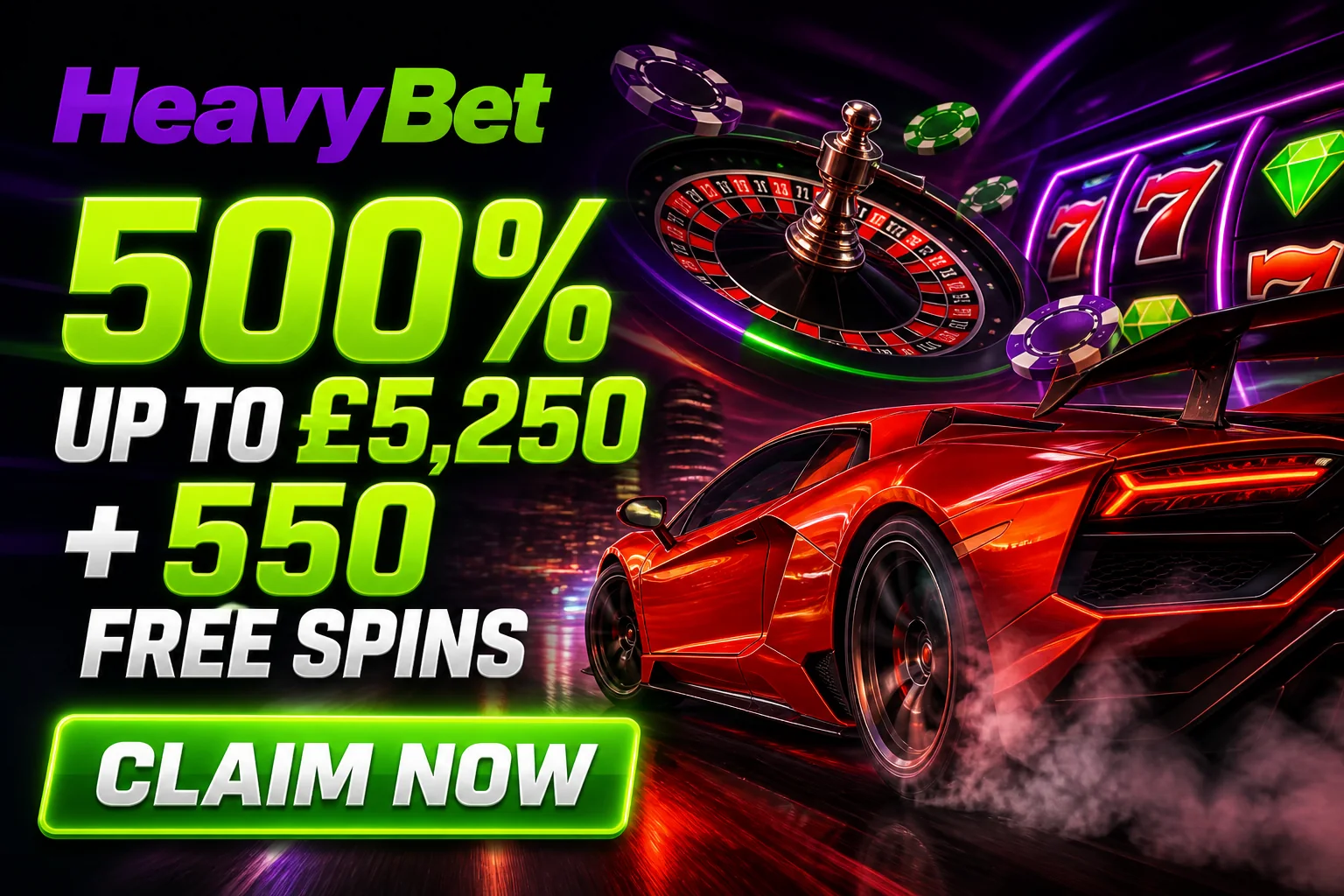 HeavyBet casino promotion